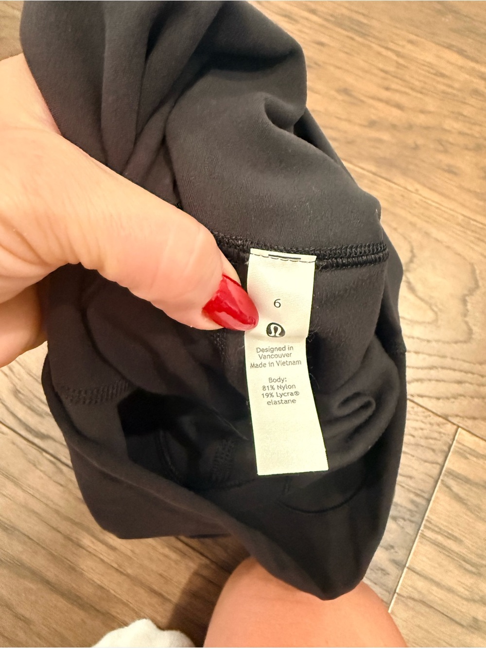 Lululemon Align Black High-Rise Biker Shorts, 8” - Picture 4 of 5